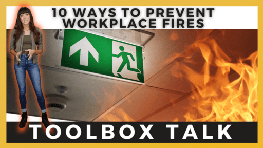 10 Ways to Prevent Workplace Fires Toolbox Talk