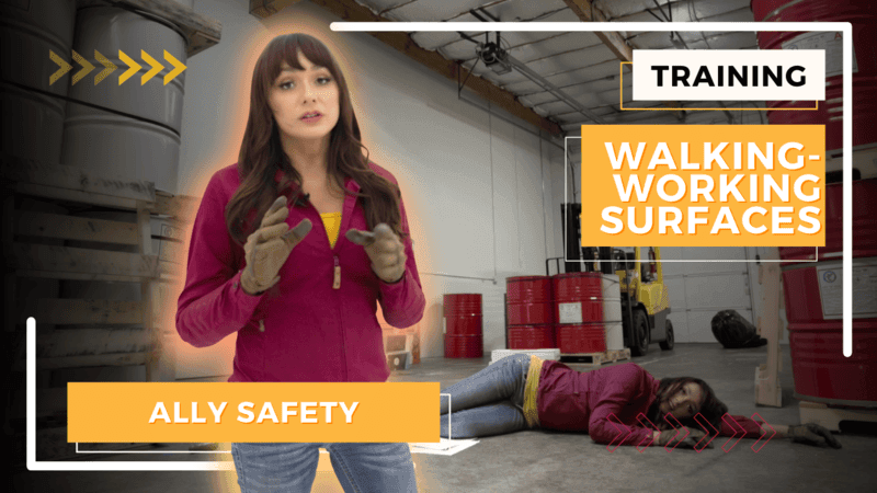 Walking-Working Surface Safety Training (French)